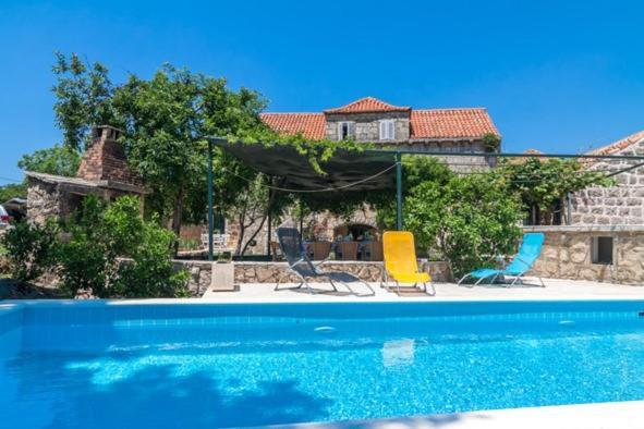 Rural Villa Forest With Private Pool Near Dubrovnik Gruda Extérieur photo